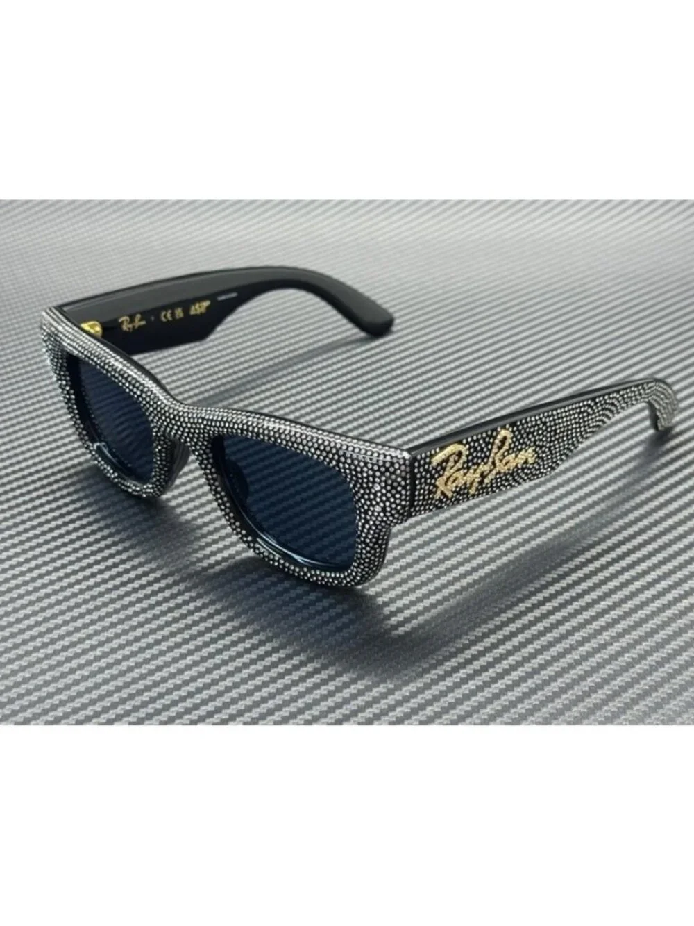 New Ray-Ban Men Black Sunglasses 47-23-145